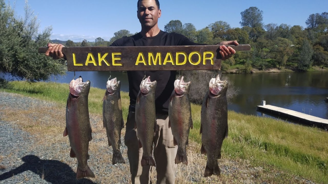 Lake Amador Jigging for Trout
