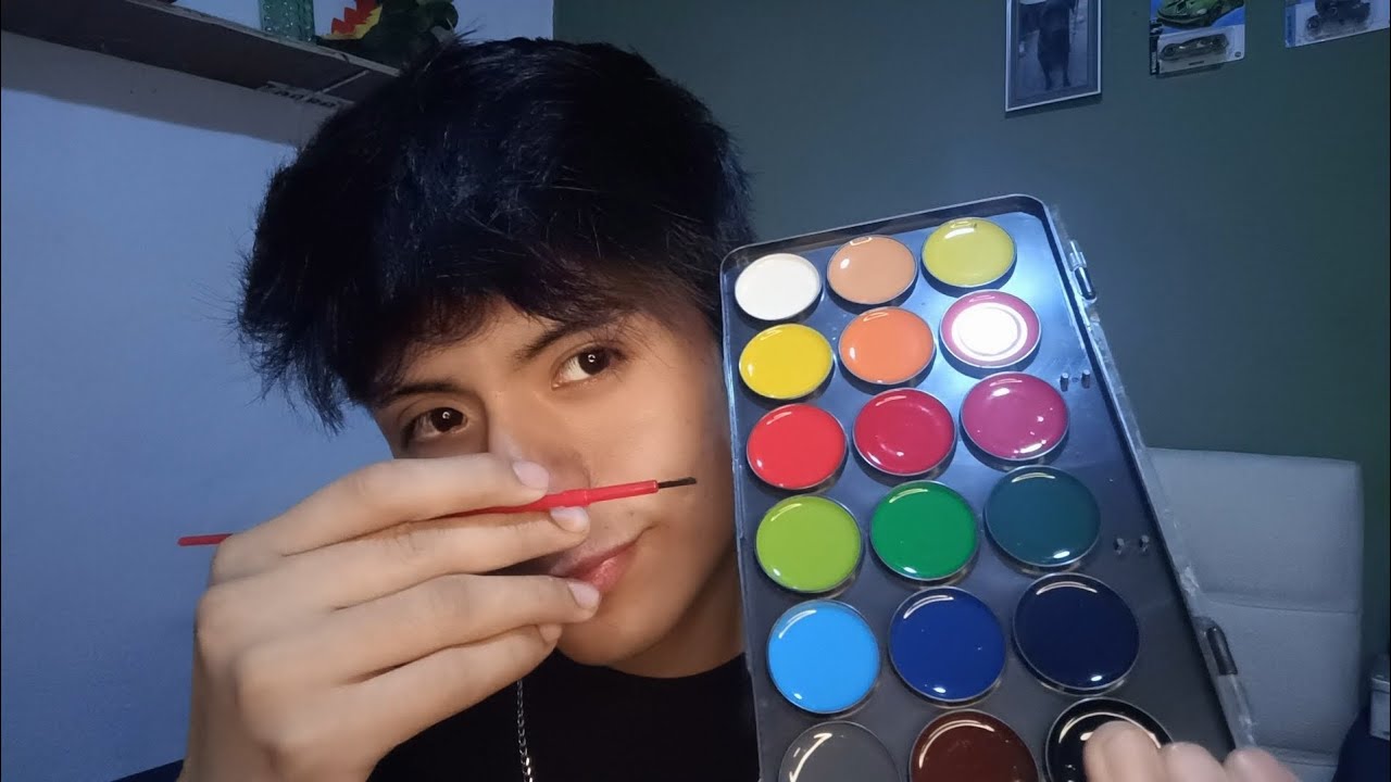 ASMR Tienes prisa, te pinto la cara 🎨🖌️✨