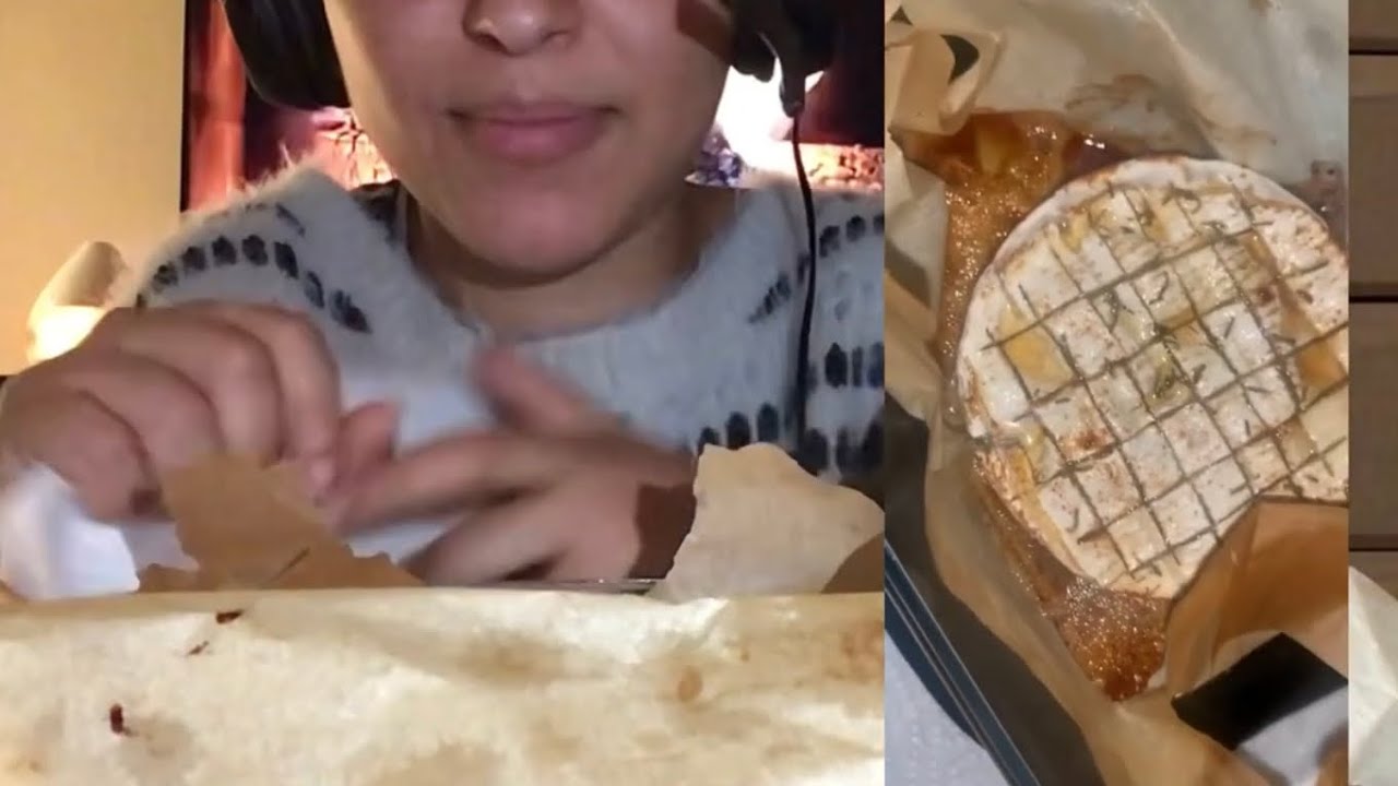 #Asmr FR - Mukbang Camembert rôti ♨️🧀