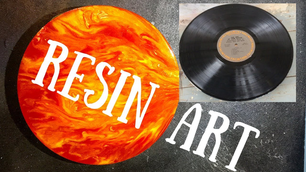Trash to Treasure: Space Inspired Resin Art on an LP Record