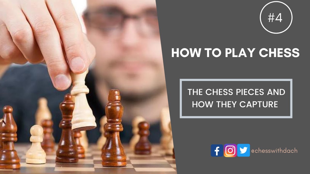 How to play chess #4 - The chess pieces and how they capture.
