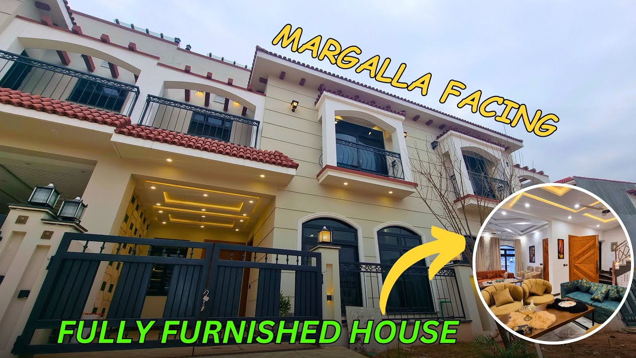 5 Marla Fully Furnished HILL-TOP Margalla Facing House For Sale Parkview City Islamabad
