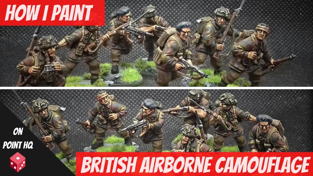 How I paint - British Airborne Camouflage