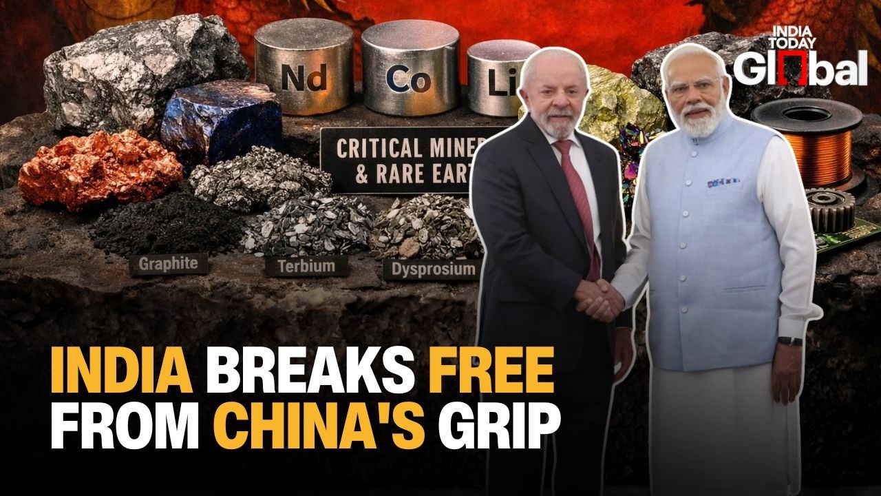 India Turns to Brazil for Critical Minerals in Bold Push to Reduce Reliance on China | Modi-Lula