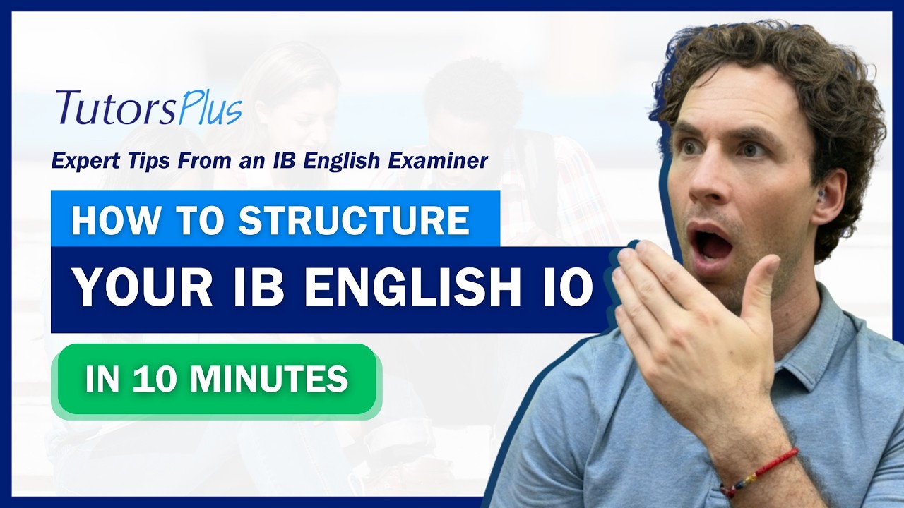 How to Structure Your IB English Individual Oral (Examiner-Approved Framework)