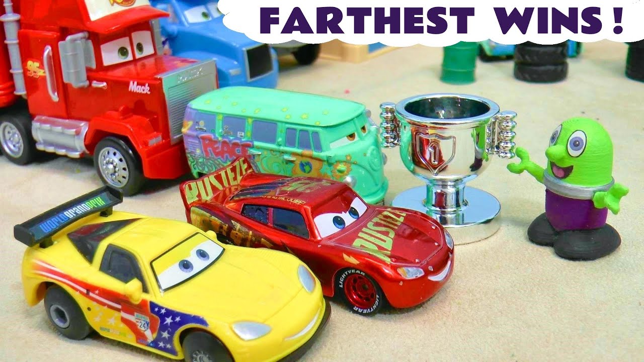 Radiator Springs Cars Racing With The Funlings