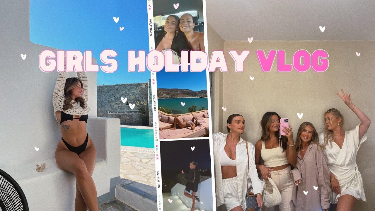 MYKONOS VLOG • girls trip with my faves!! | Emily Philpott
