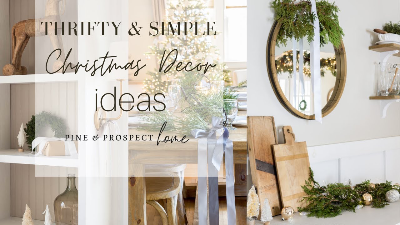 Thrifty Simple Christmas Decor Ideas