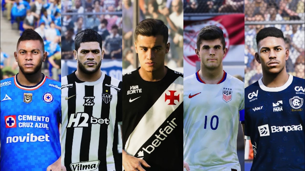 Option File PES 2021 DE PS4/PS5/PC J&Aacute; 100% Atualizado com Brasileir&atilde;o 2026 completo!!
