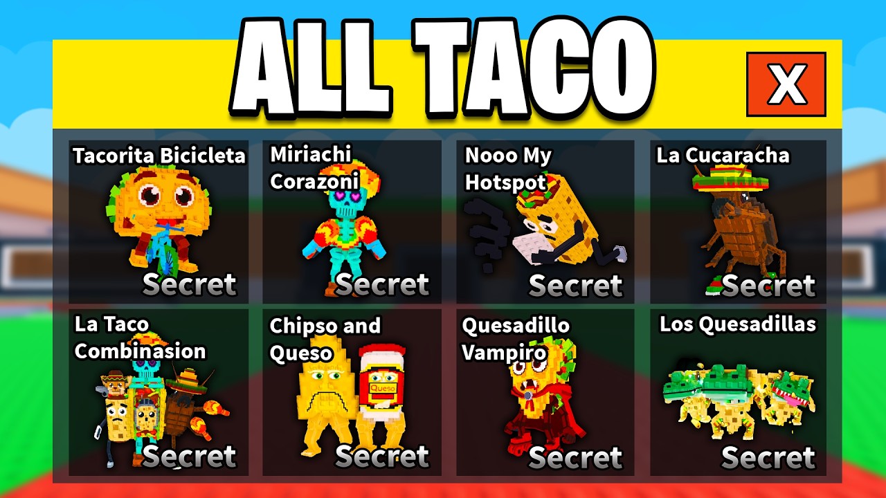 I Collected EVERY TACO BRAINROT in 24 Hours!