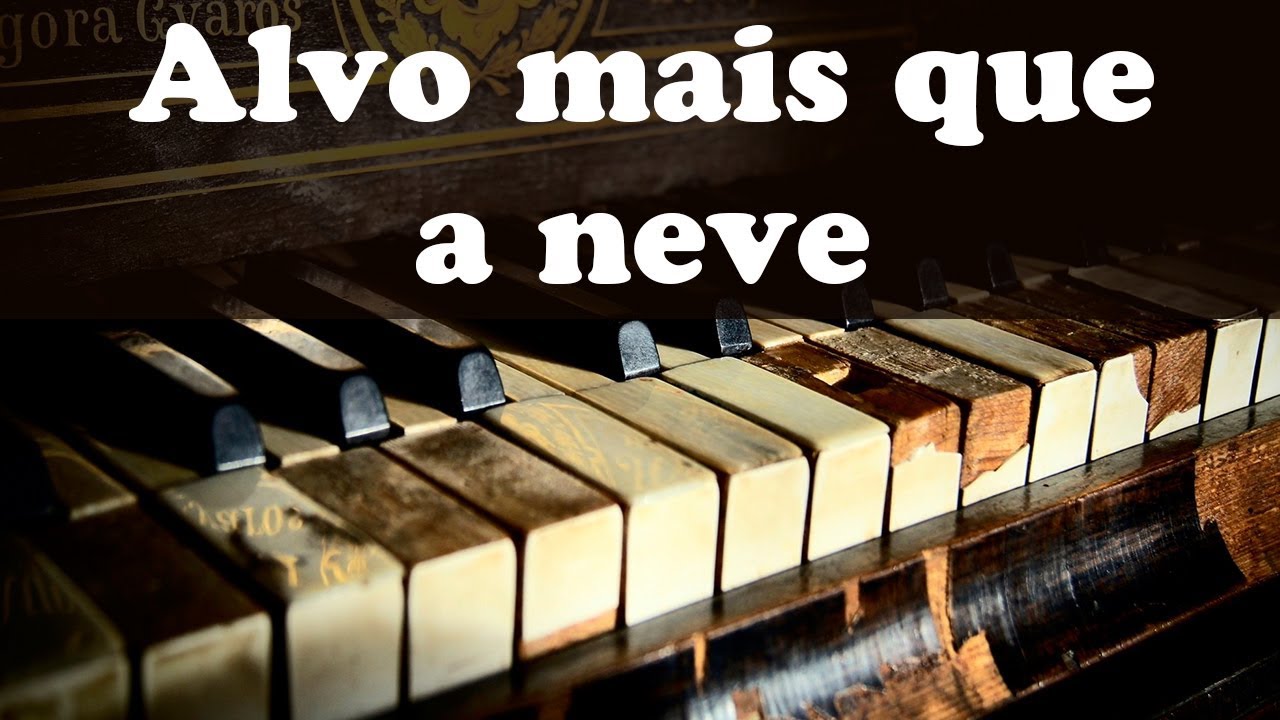 ALVO MAIS QUE A NEVE #teclado