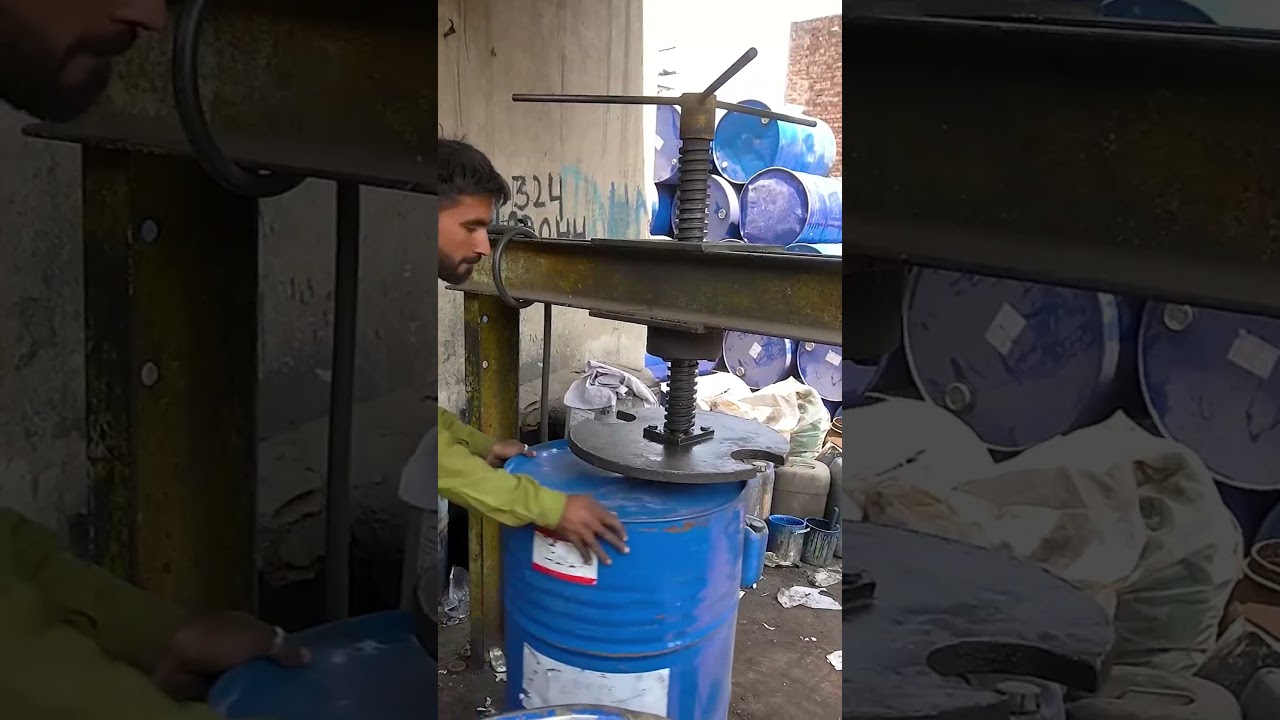 🔥 This Oil Drum Repair Process Is WAY Smarter Than I Thought 🤔