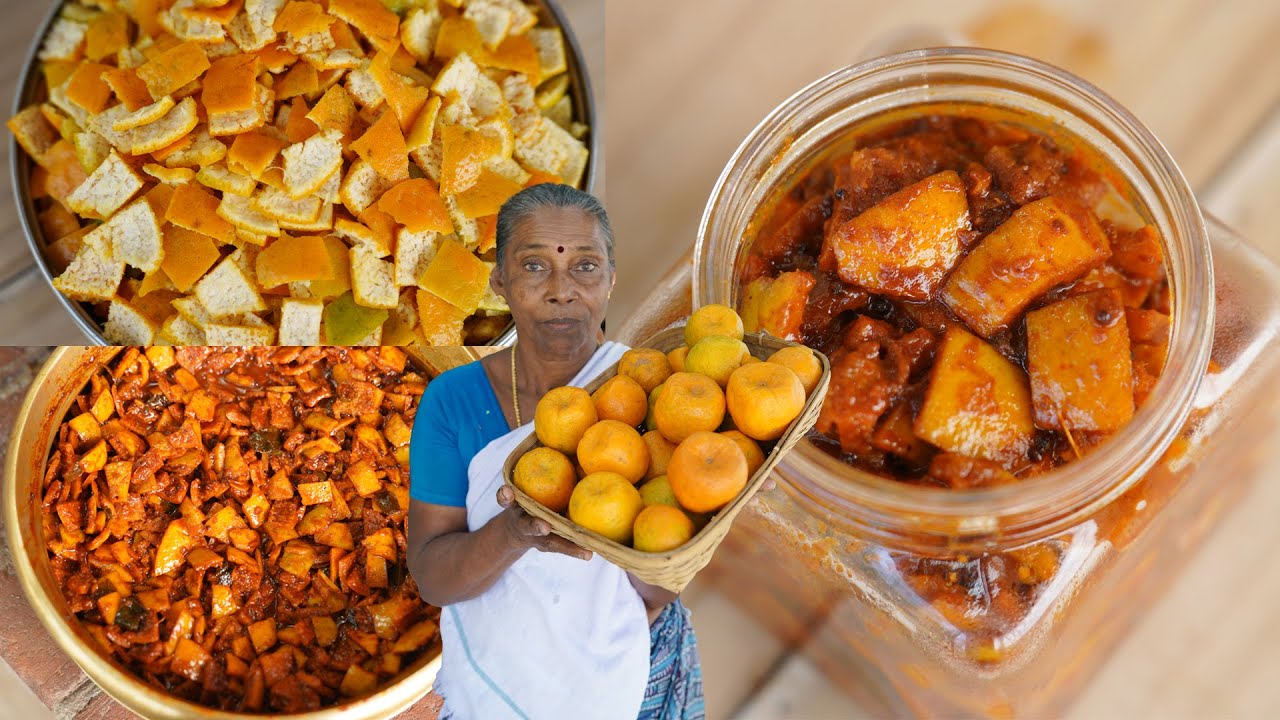 Tasty Orange Peel Pickle | Orange Pickle