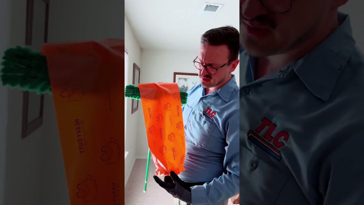 Duct cleaning tape method #DuctCleaning #HVAC #TLCPlumbing #HVACTech #TapeGuys #AirConditioning #ABQ