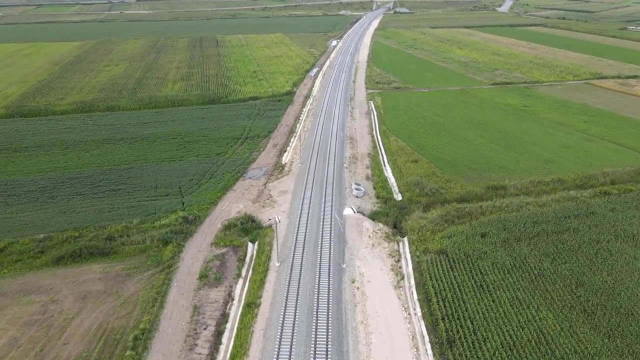 Varianta Coslariu si gara Coslariu, calea ferata, antreprenor Pizzarotti, 290720
