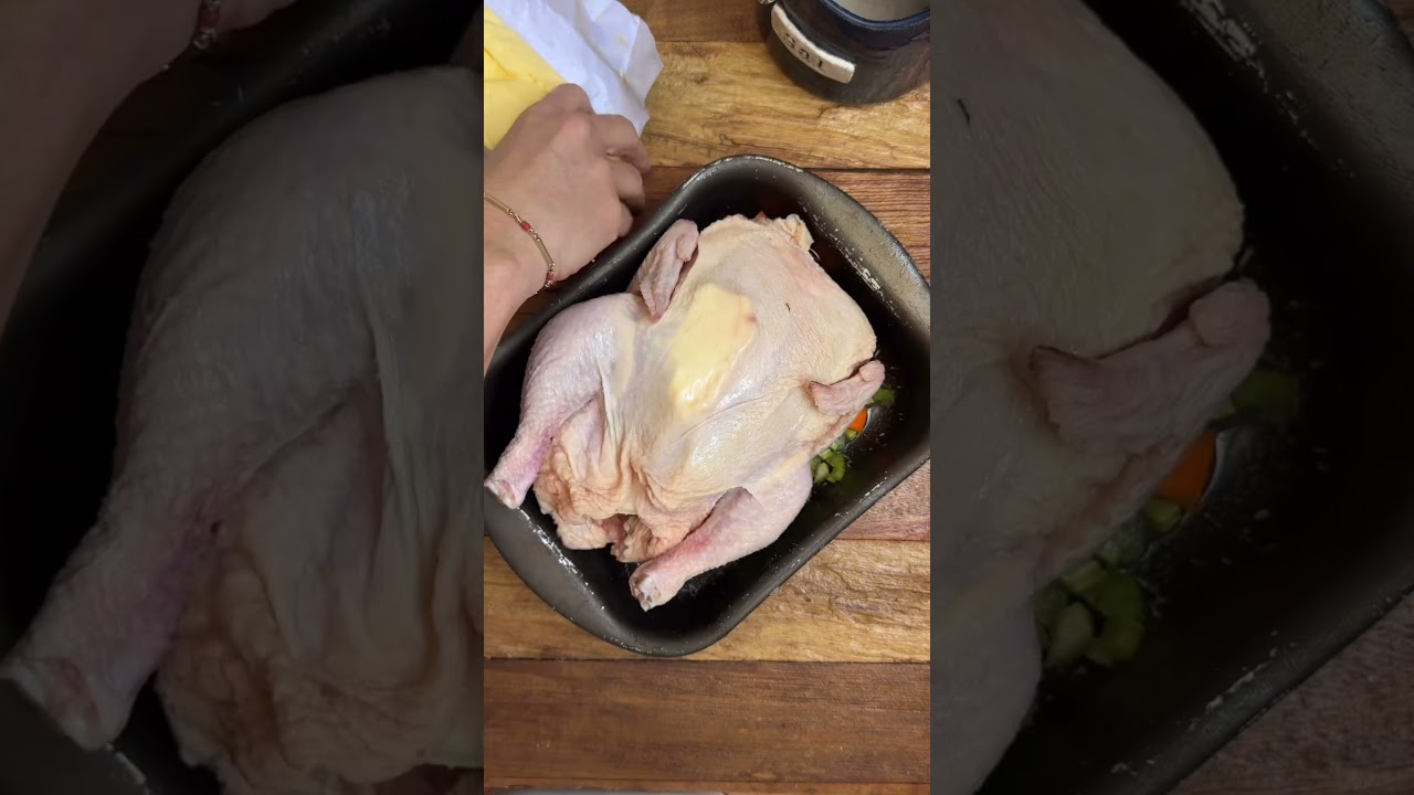 Um cl&aacute;ssico que nunca sai de moda: Frango Assado!! #luzaidan #receita #frangoassado #cardapiododia