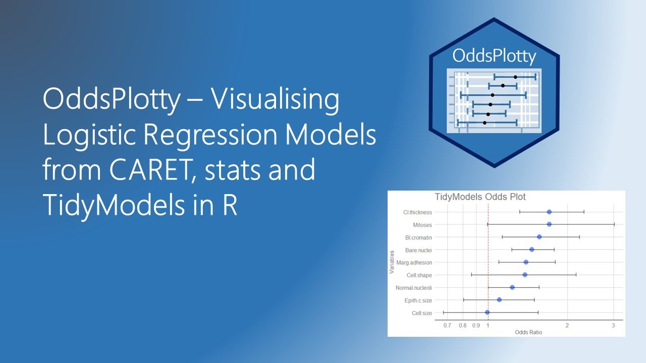 OddsPlotty – Visualising Logistic Regression Models from CARET, stats and TidyModels in R