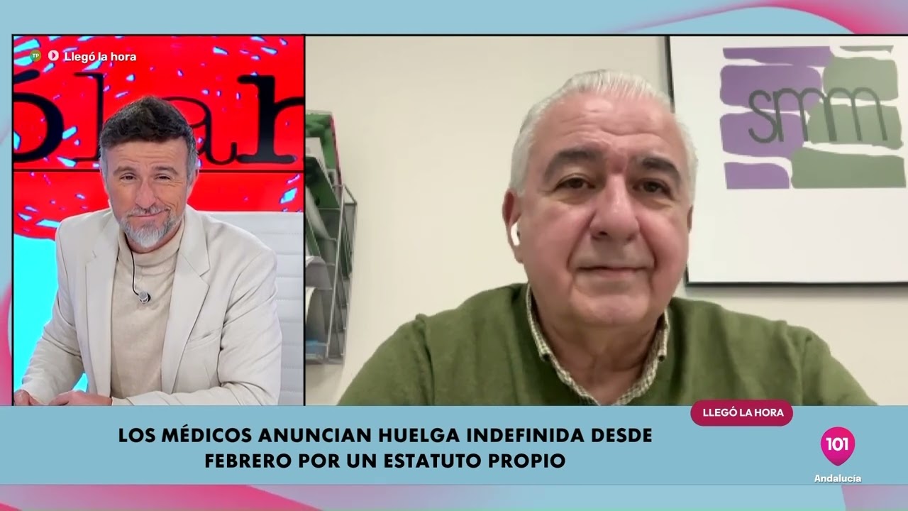 Entrevista a Antonio Martín en el programa 'Llegó la hora', de 101TV (23-01-2026) Huelga de médicos