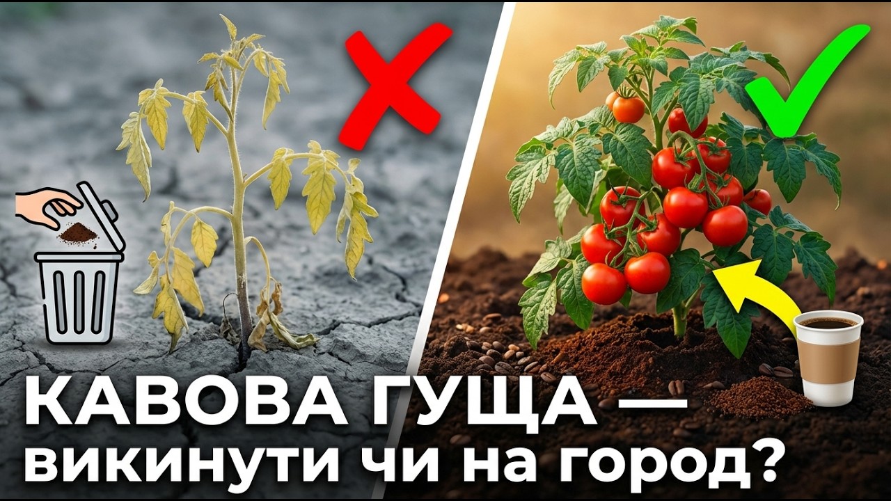 НЕ ВИКИДАЙТЕ КАВОВУ ГУЩУ! Город скаже дякую