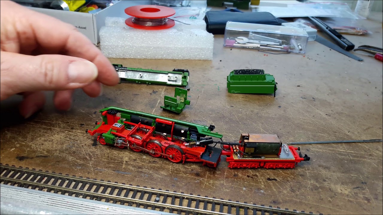 Modelleisenbahn, Neubau Arnold 01 Digitalisieren BR 85 und der Adler