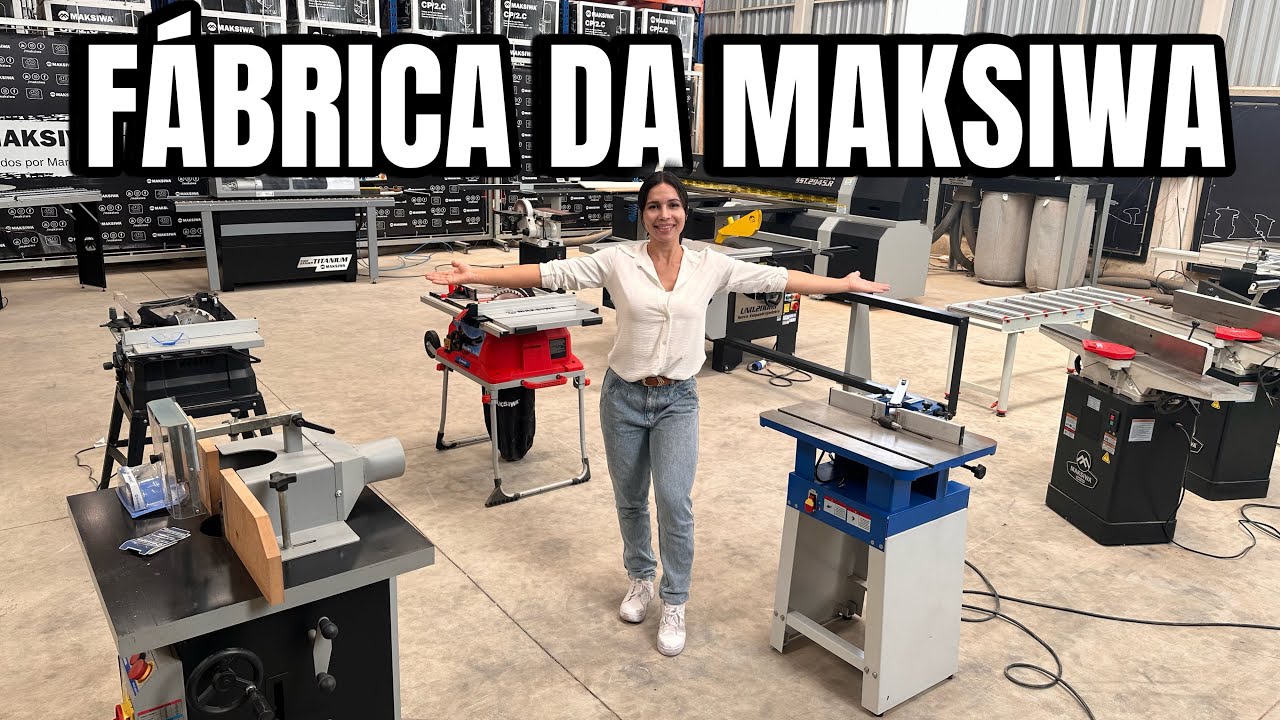 CONHECENDO A FÁBRICA DA MAKSIWA - CONCURSO MARCENARIA GOLD.