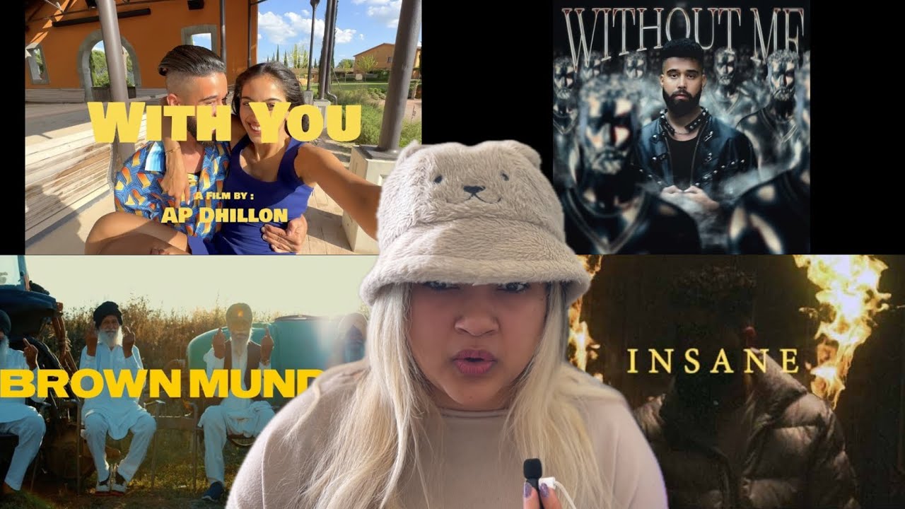 Первая реакция на AP Dhillon 🔥 With You | Without Me | Brown Munde | Insane
