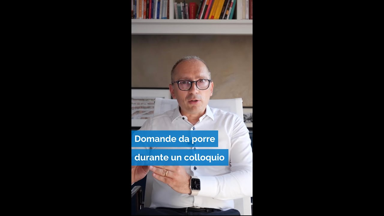 Domande da porre durante un colloquio - consulenti finanziari