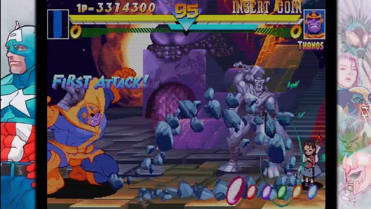 anita vs Thanos Marvel Super Heroes
