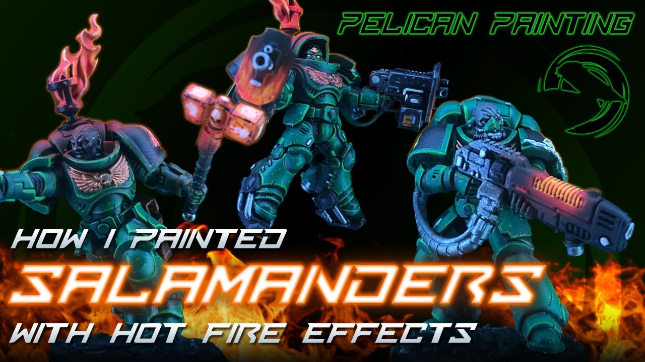 How i painted Salamanders 
