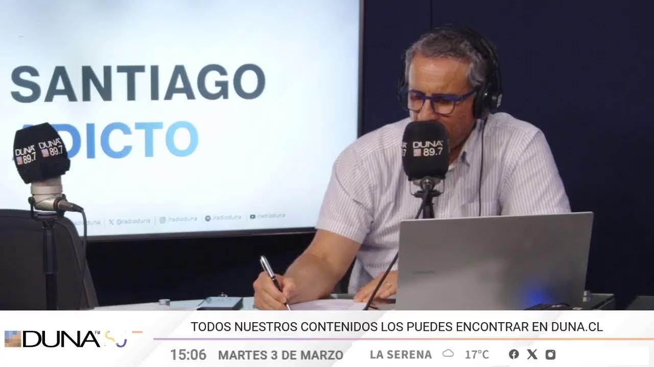 DUNA 89.7 FM |   SANTIAGOADICTO  |  MARTES 03 DE MARZO