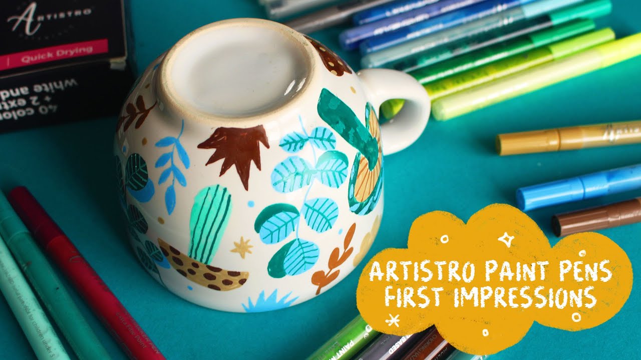 РУЧКИ-КРАСКИ ARTISTRO ДЛЯ КЕРАМИКИ | ЛУЧШИЕ ЛИ МАРКЕРЫ ДЛЯ РАЗНЫХ ПОВЕРХНОСТЕЙ?