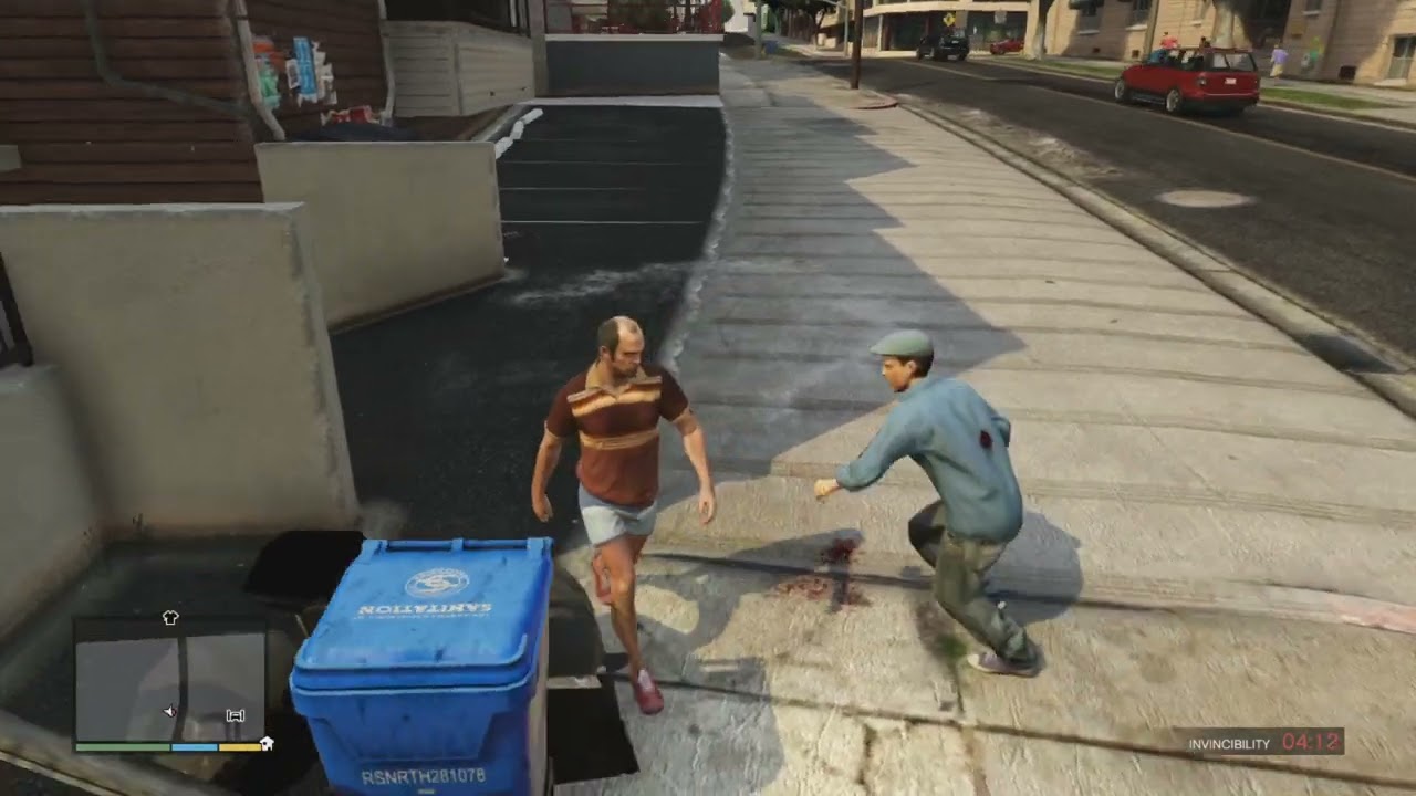 GTA V kkangpae kills NPC part 2