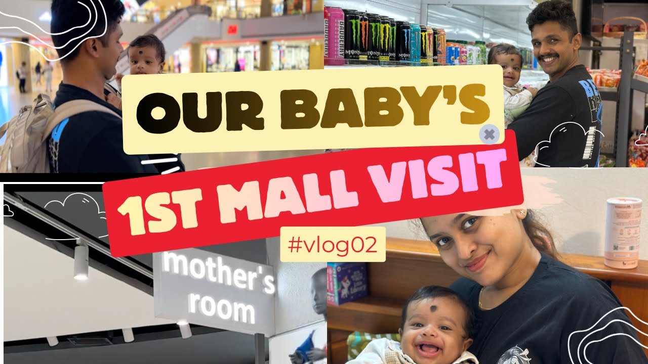 4 Months Baby First Mall Trip Vlog👶 Diaper Bagல என்ன எடுத்தேன்? Day Out + Essentials ✅
