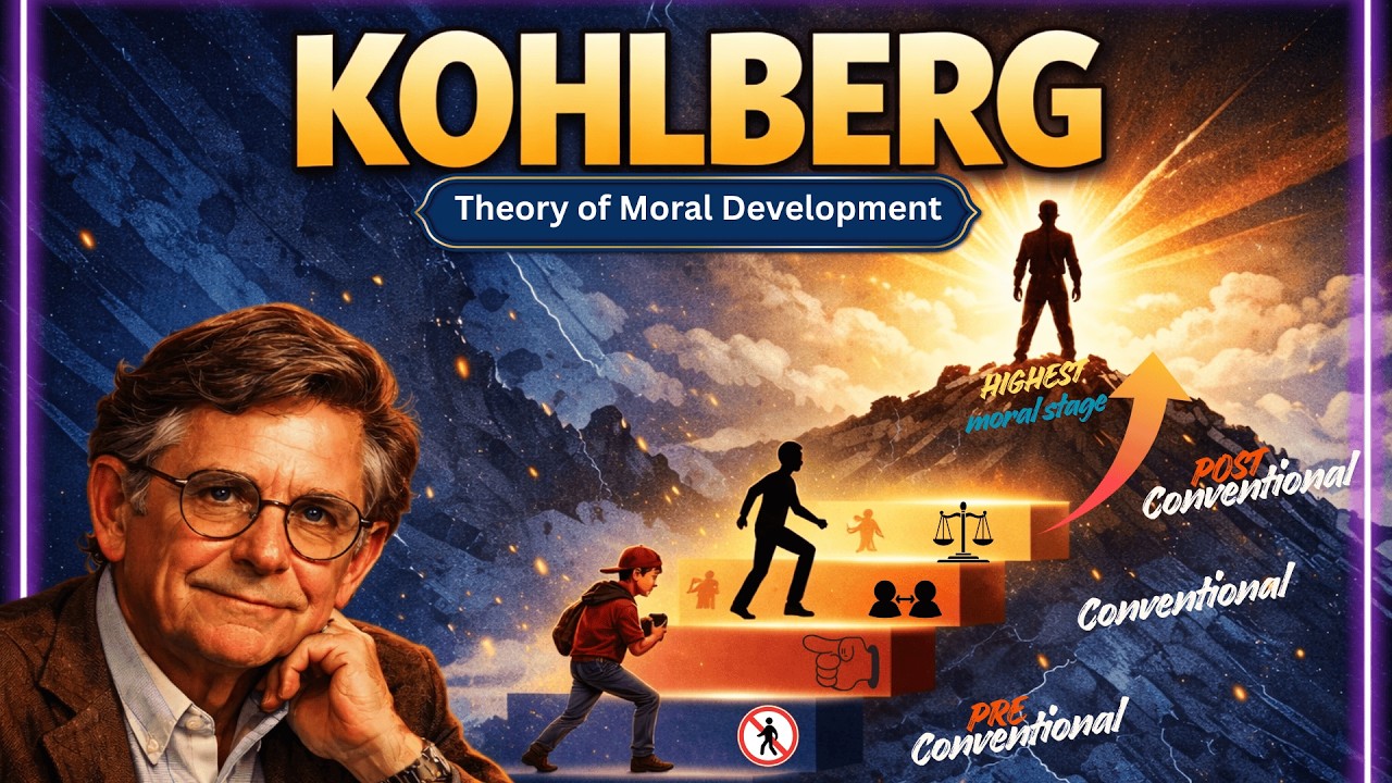 Kohlberg’s Stages of Moral Development | नैतिक विकास की Theory आसान भाषा में समझें!