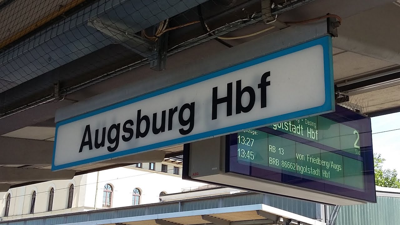 Bahnsteigansagen (Blechelse) Augsburg Hbf [Teil 1/3]