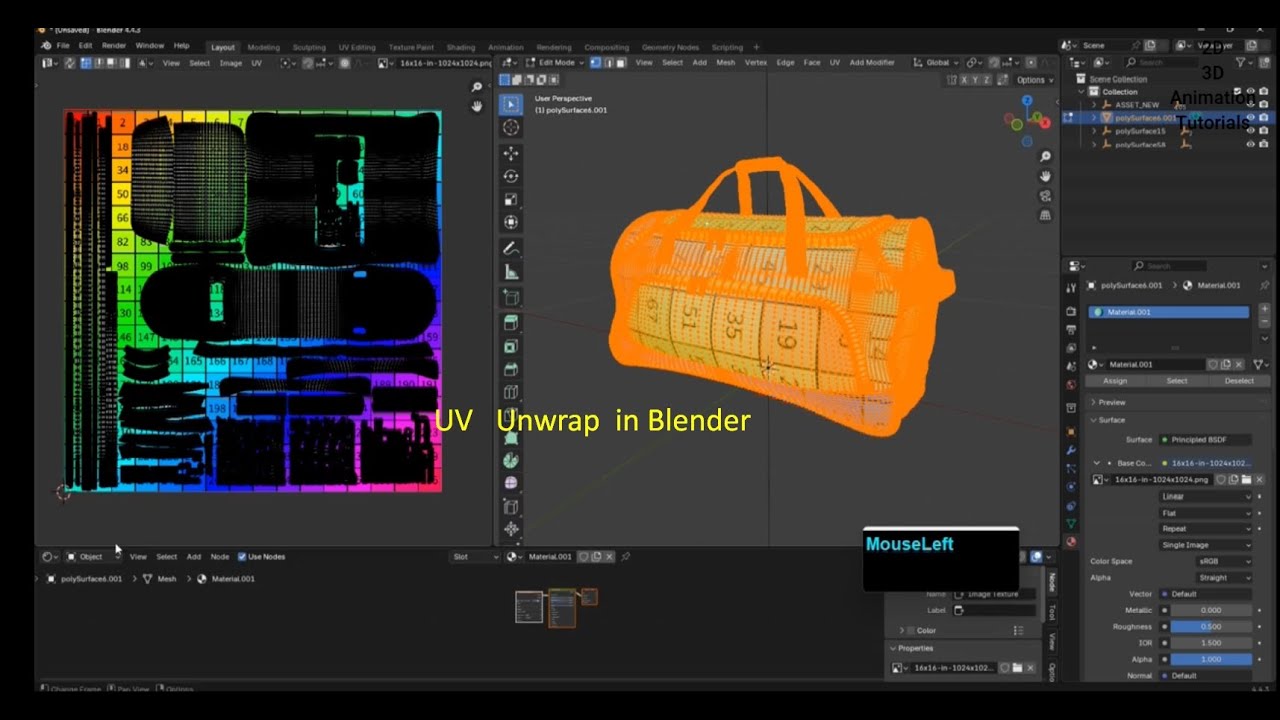 Blender TutorialUv unwrapping | Blender modeling |uv unwrap| |texturing |rendering|