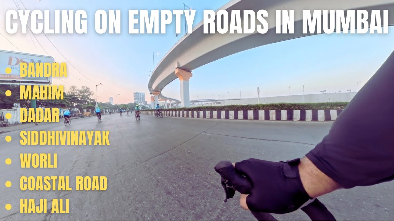 I Cycled Through an EMPTY Mumbai! 😱 (Unreal Scenes) | Mumbai Cyclothon 2025 |