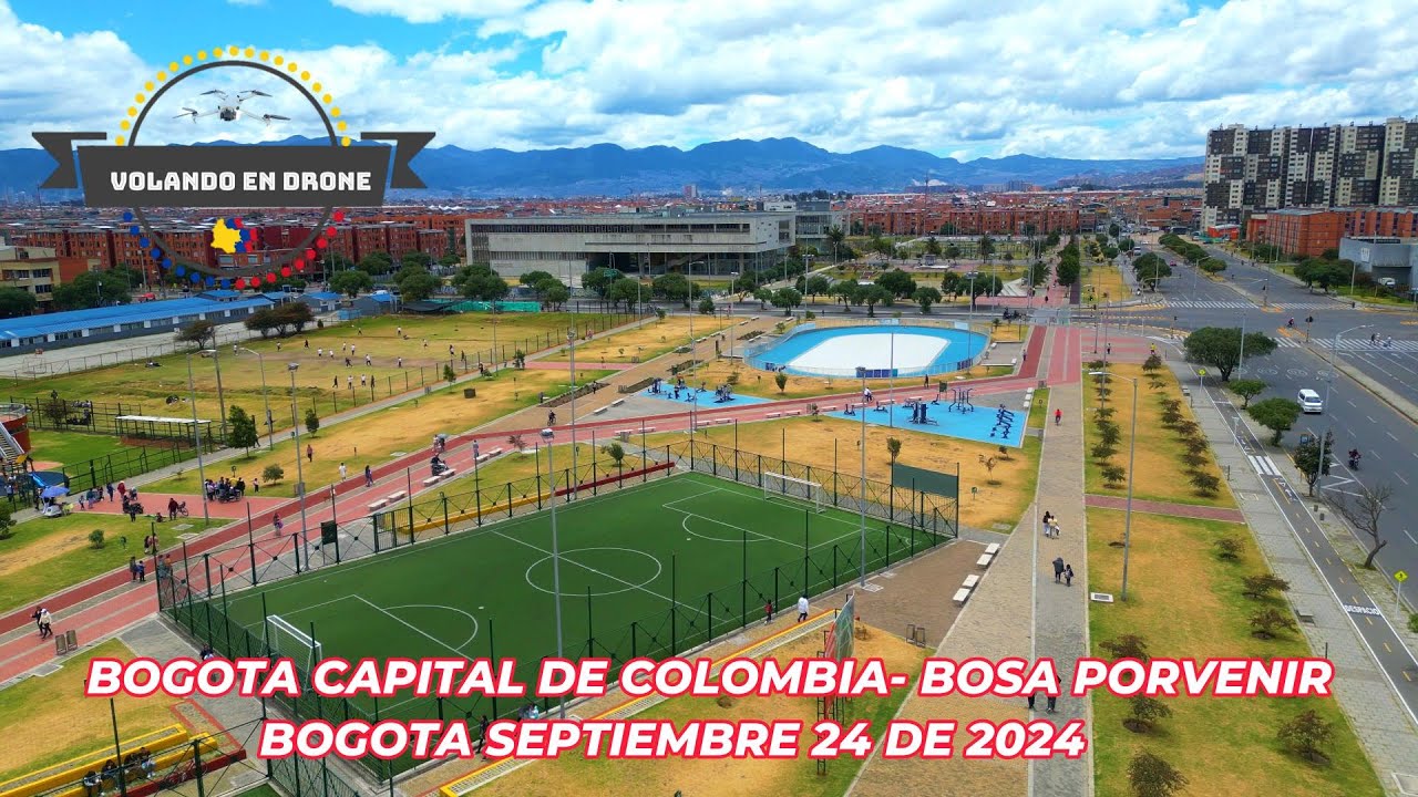 VOLANDO EN DRONE 4K -BOGOTA CAPITAL DE COLOMBIA  - BOSA EL PORVENIR SEP 24 DE 2024