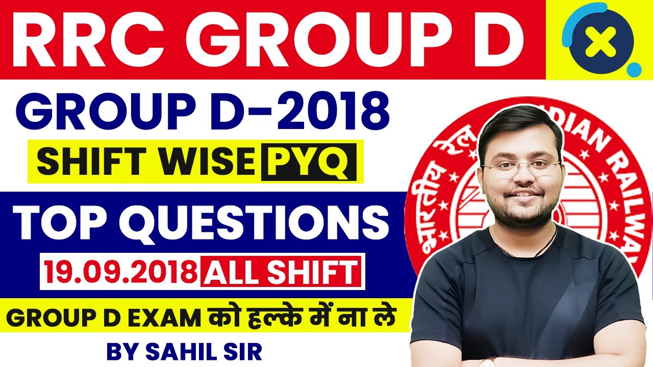 Railway Group D Maths Previous Year Question 19-09-2018 (All Shift) | गत वर्ष के Best Questions