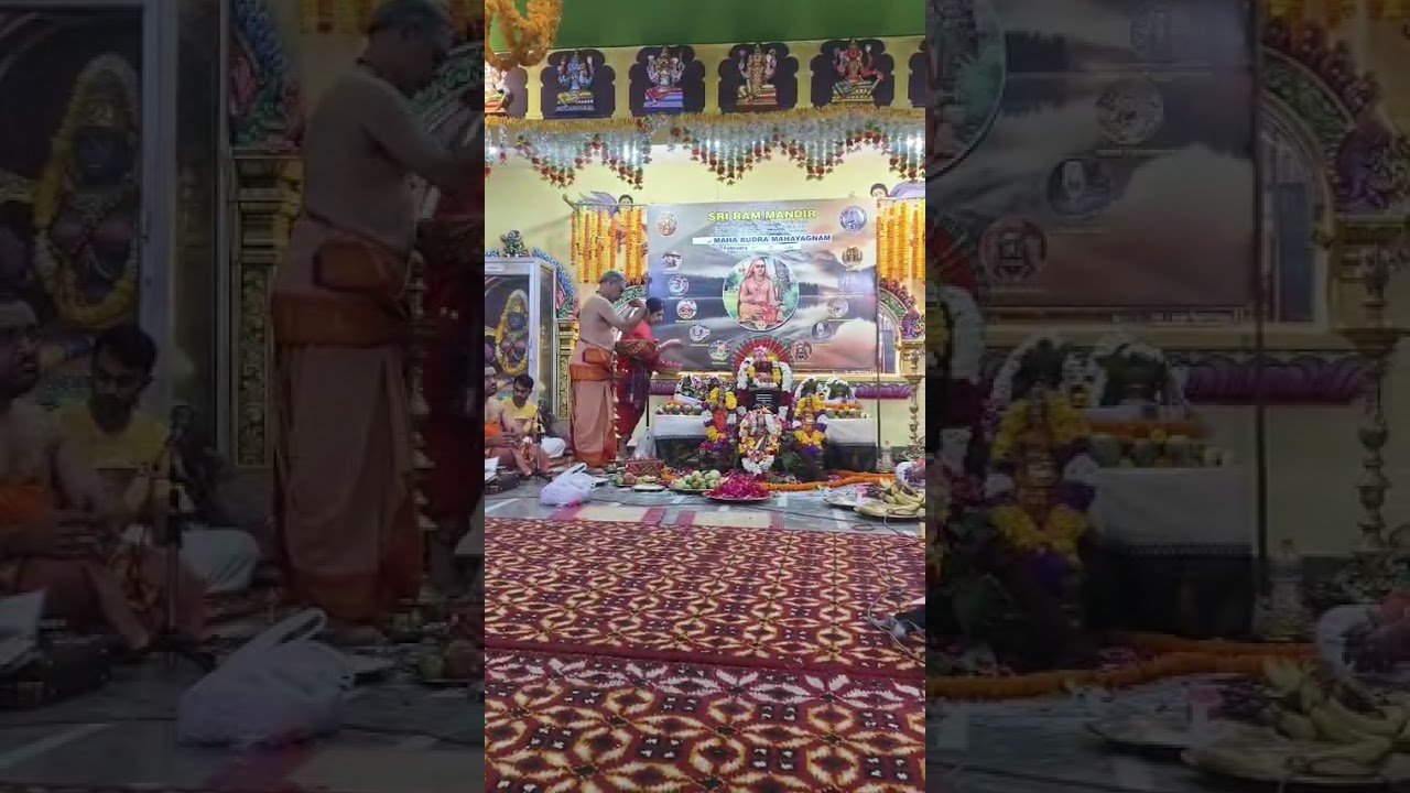 Maharudram Day 2 at Sri Ram Mandir Dwarka February 22, 2026