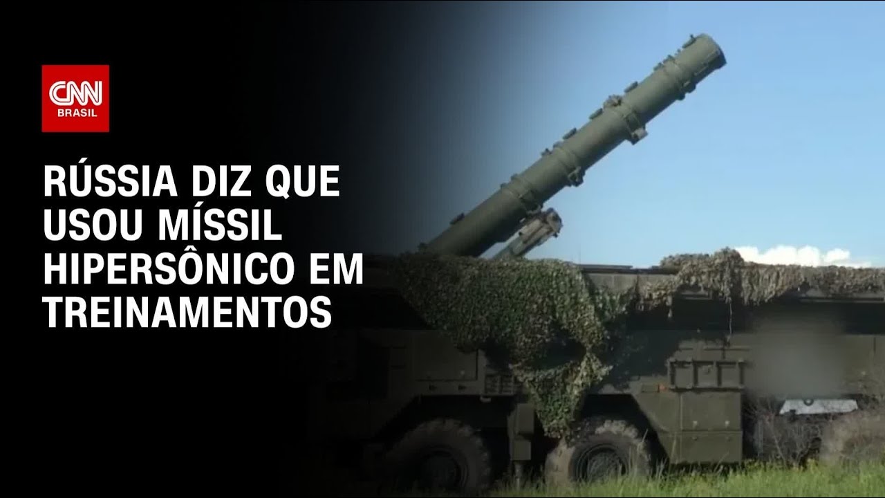 Rússia dispara míssil hipersônico durante exercícios militares | AGORA CNN