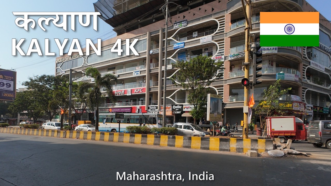 Driving Kalyan City - 4K HDR - Maharashtra, India