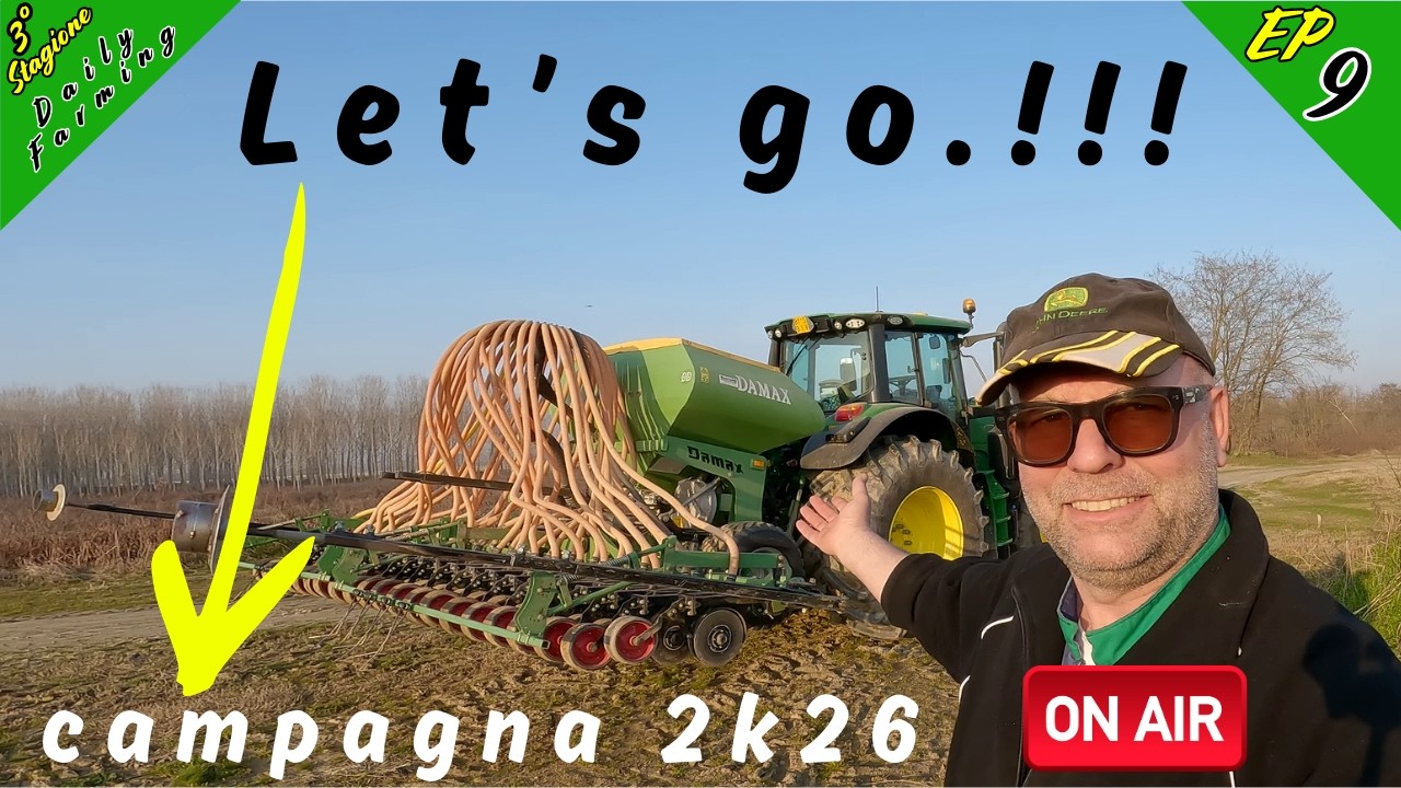 SEMINIAMO IL PISELLO PROTEICO | campagna agraria 2026 PARTITA | dailyfarming 9