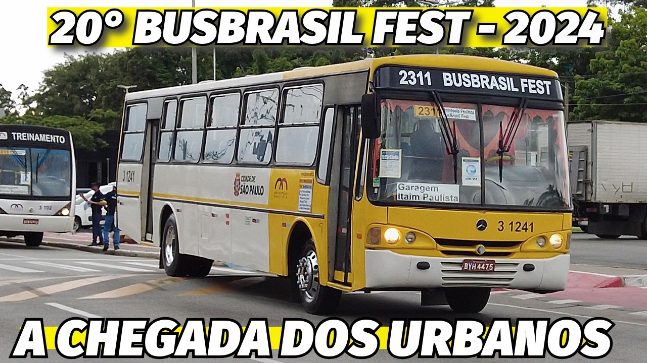 SÓ ÔNIBUS URBANOS TOP CHEGANDO na BUS BRASIL FEST 2024!