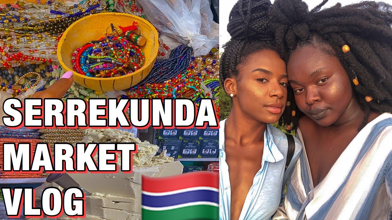 Shopping In The Serrekunda Market: Buying Local Jewelry, Beauty Products, Etc