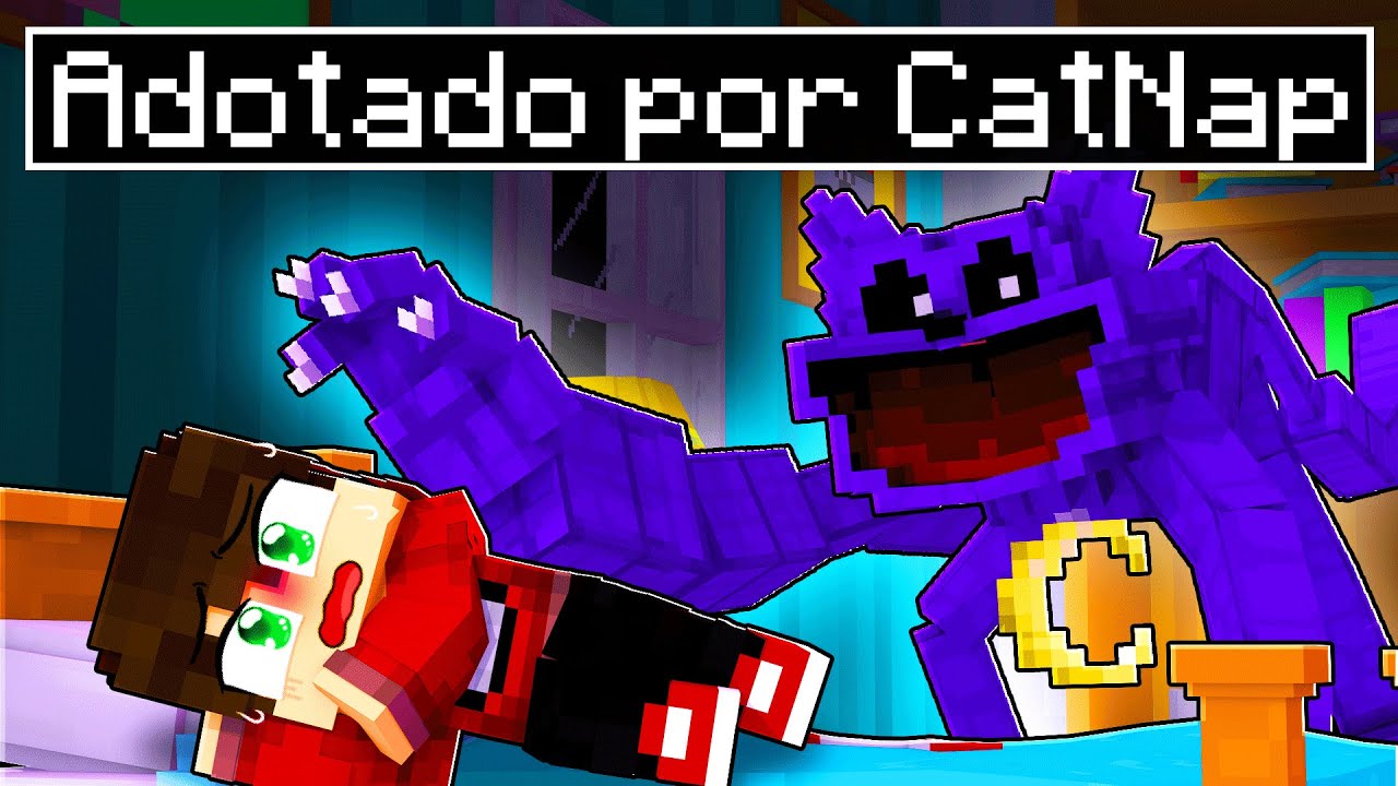 Fui ADOTADO pelo CATNAP no Minecraft