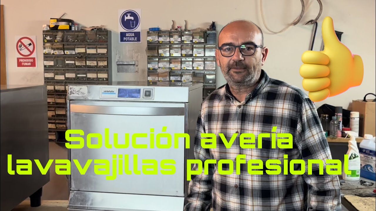 Solucionar avería lavavajillas winterhalter, problemas de vaciado