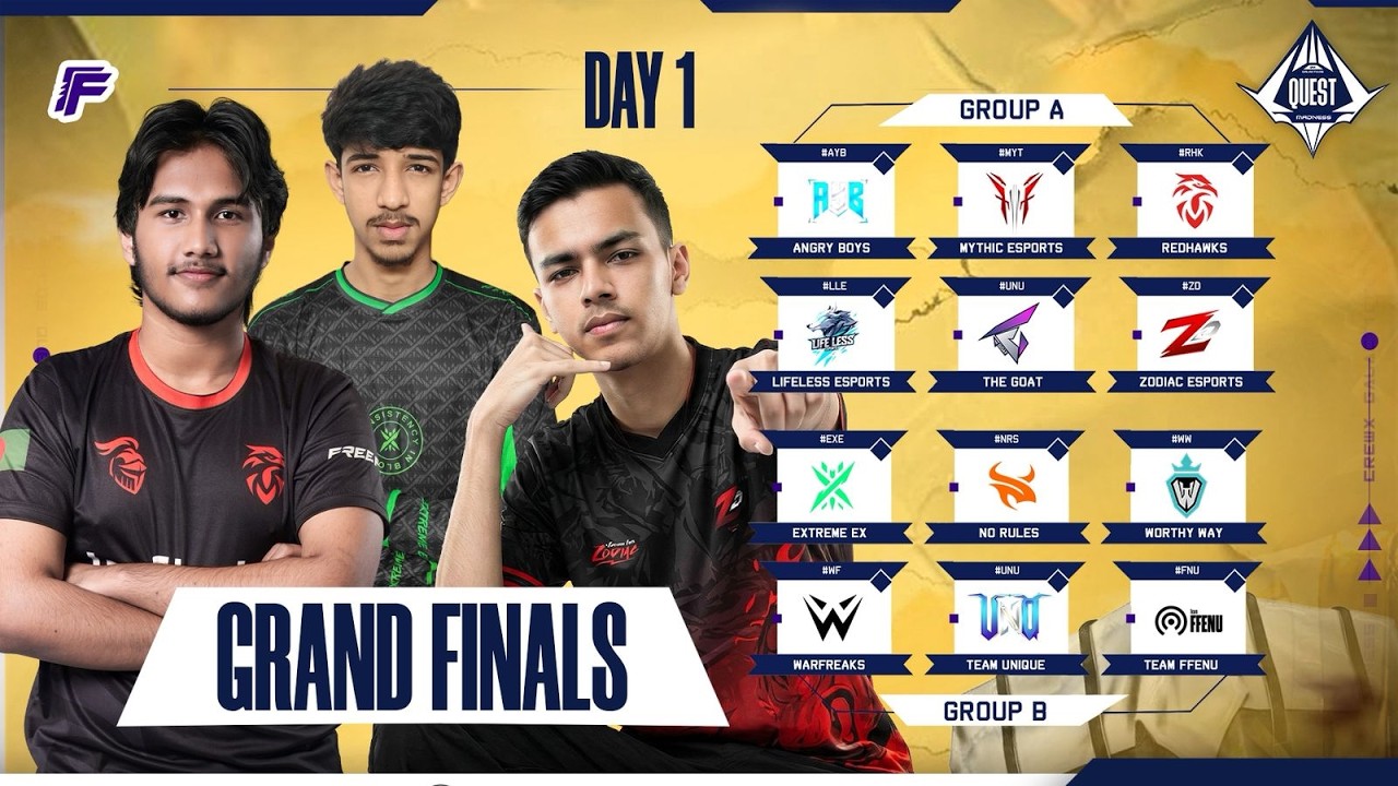 [🔴LIVE ] GRAND FINAL DAY×1 || GALACTICOS QUEST MADNESS || CREWX OFFICIAL @KUTTUSH-u5r @Flickerz7