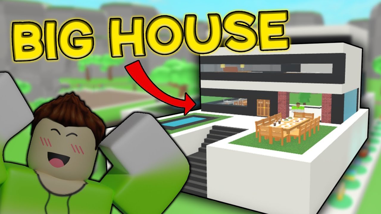 Я построил БОЛЬШОЙ ДОМ в Build to SurviveRoblox!!!