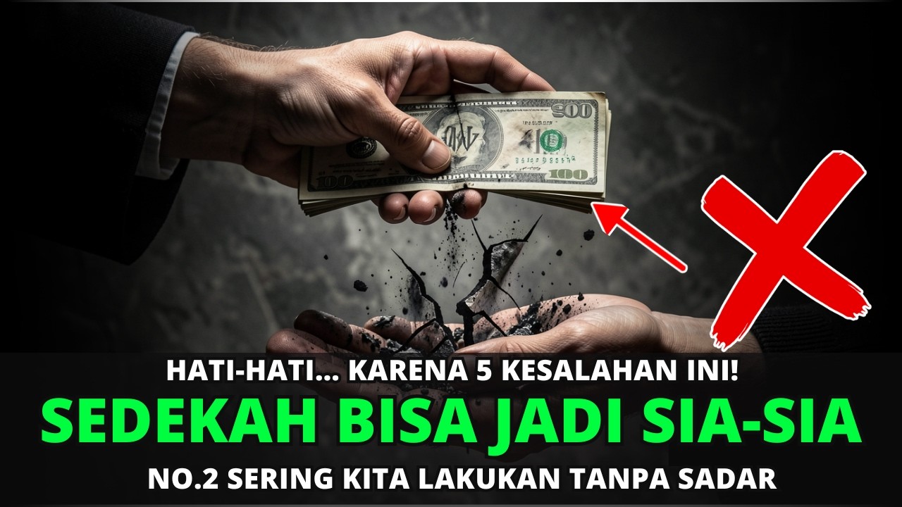 Sedekah Tapi Tak Bernilai? 5 Hal Ini Bisa Menghapus Pahalanya… No.2 Terjadi Tanpa Kita Sadari